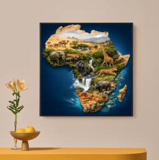 Preview: Diamond Painting Afrika Wildtiere